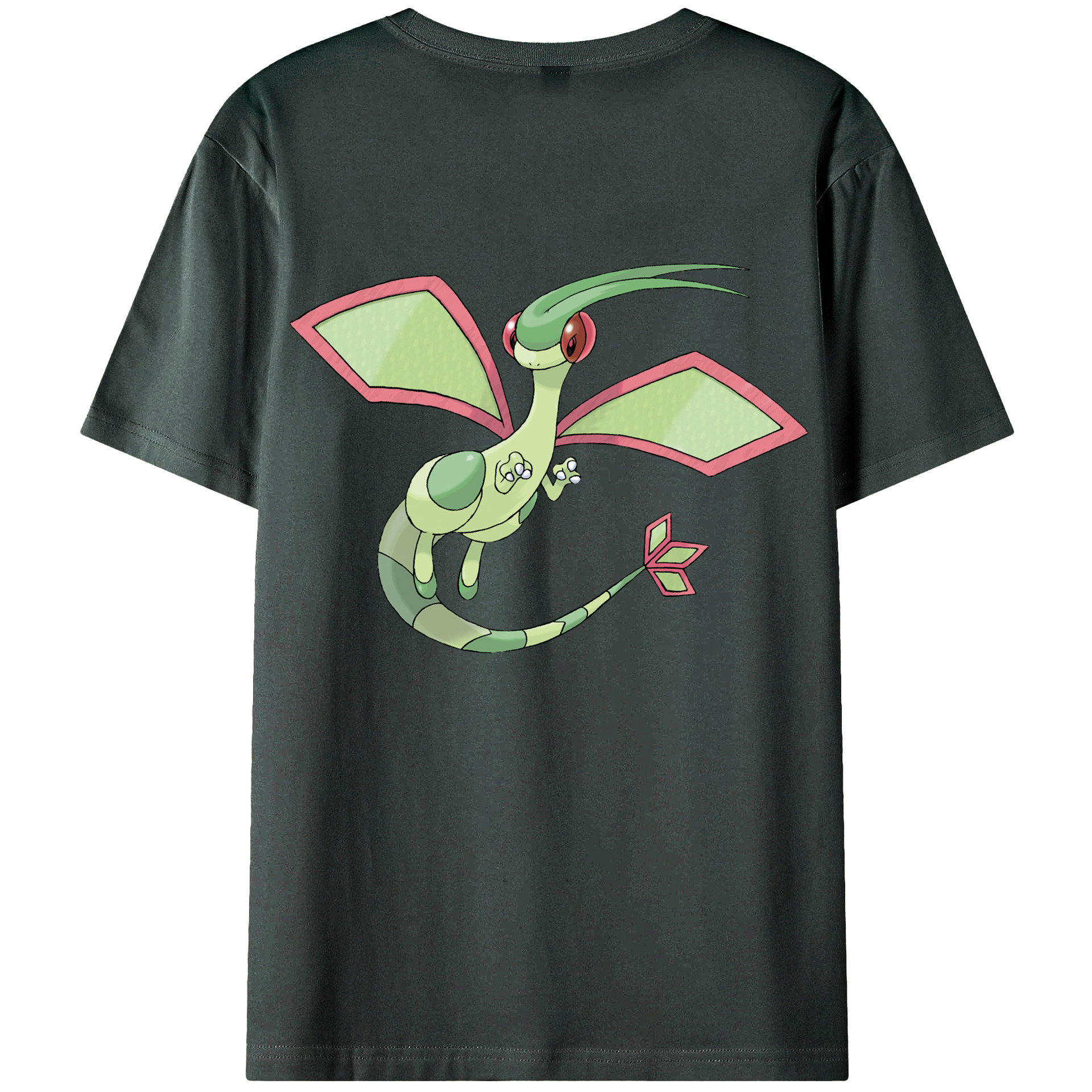 （画像用） ポケットモンスター Pokémon 綿100％ メンズ半袖Tシャツ（バックプリント） 通気性